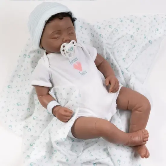 Paradise Galleries Realistic Sleeping Newborn Doll - Forever Yours Angel, 7-Piece Reborn Doll Gift Set with Magnetic Pacifier image {3}