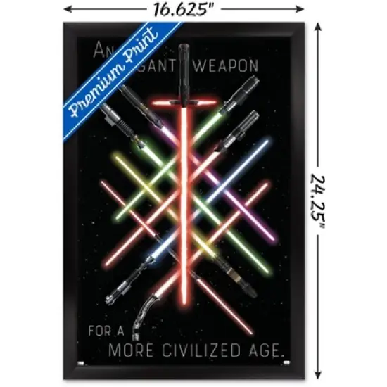 Trends International Star Wars - Lightsaber Group Framed Wall Poster Prints image {2}