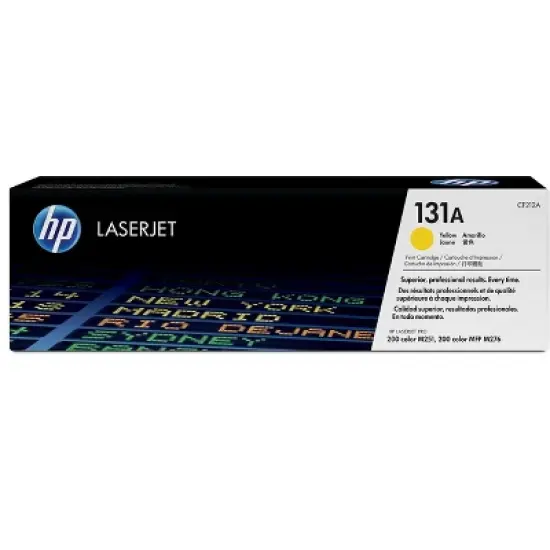 HP 131A Yellow Original LaserJet Toner Cartridge, ~1,800 pages, CF212A image {7}
