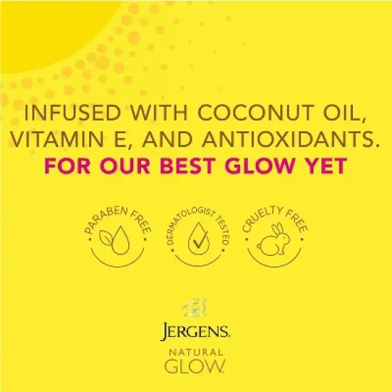 Jergens Natural Glow Daily Moisturizer Self Tanner Body Lotion Sunless Tanning image {5}
