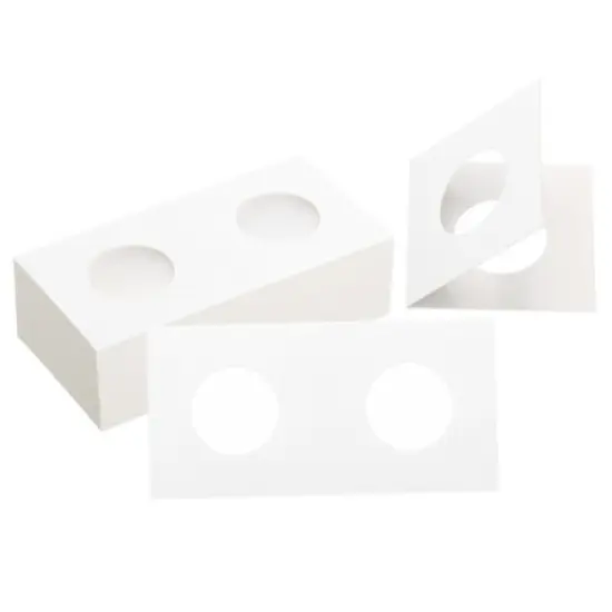 Unique Bargains Transparent Window Paper Coin Storage Organizing Protective Coin Holder 200 Pcs image {7}