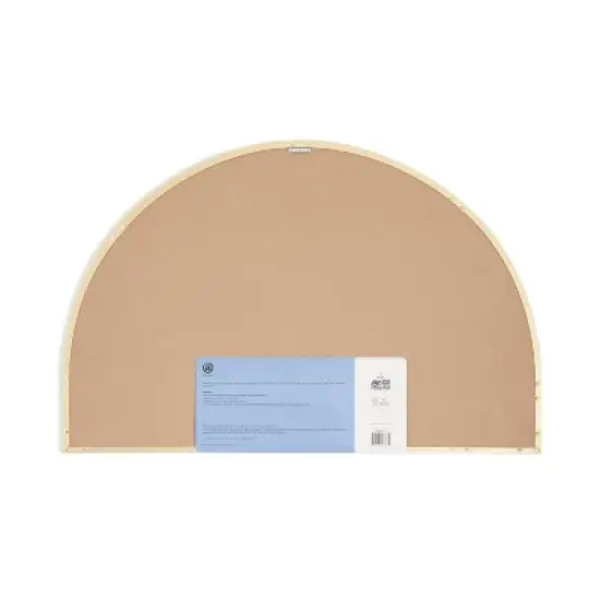 U Brands 15"x23" Metal Frame Arch Dry Erase Board Gold: Magnetic Whiteboard, Wall Mount, Includes Hardware image {7}