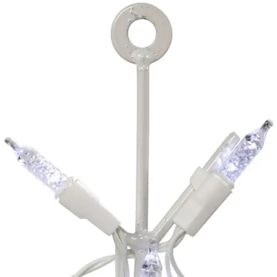 Northlight 13" White LED Lighted Snowflake Christmas Window Silhouette image {4}