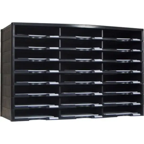 Storex 24 Compartment Literature Organizer image {3}