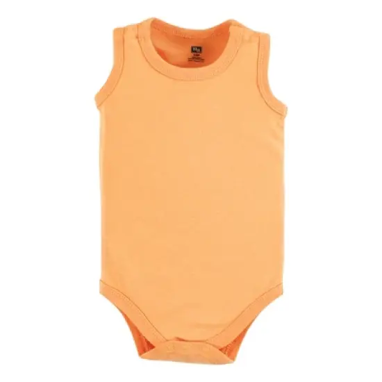 Hudson Baby Infant Boy Cotton Sleeveless Bodysuits, Vacay image {6}