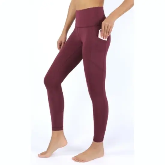 90 Degree by Reflex Womens Interlink High Waist Ankle Legging with Back Curved Yoke image {22}