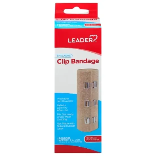 Leader Elastic Clip Bandage 6 inches 1 ea image {1}