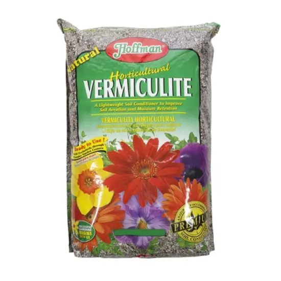 Hoffman Horticultural Vermiculite Lightweight Garden Soil Conditioner for Aeration and Moisture Retention image {5}