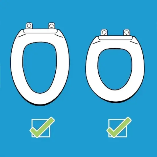 Carex Raised Toilet Seat with Rubber Pads - White image {4}