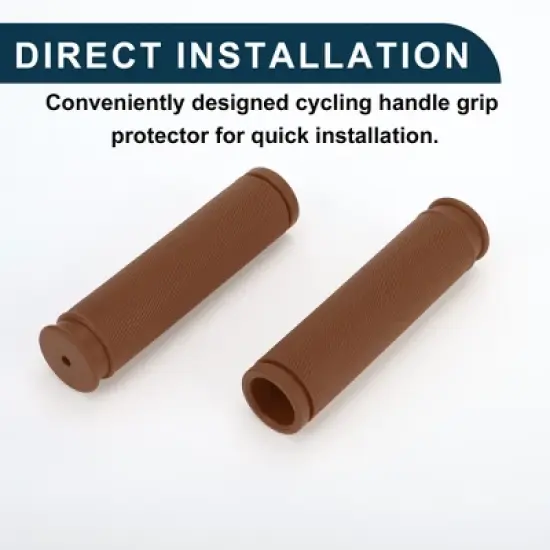 Unique Bargains Bike Handlebar Grips Covers 4.92" Brown 1 Pair image {5}