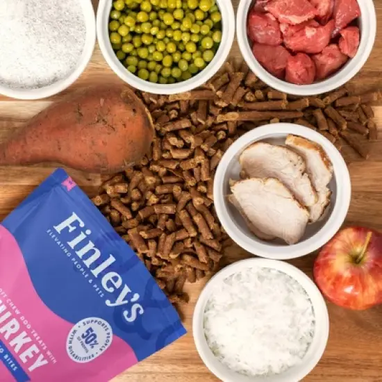 Finley's All Natural Turkey Soft Training Bite Dog Treats - 16oz image {5}