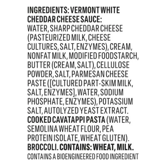 Vital Pursuit High Protein Vermont White Cheddar Mac and Cheese Broccoli Bowl Frozen Meal - 9.5oz image {6}