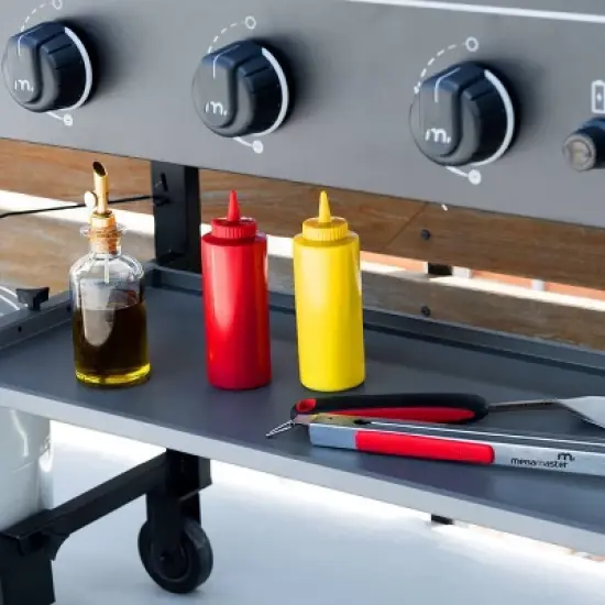 Megamaster 4-Burner Griddle Grill with Stainless Steel Spatula 720-0786FSP image {3}