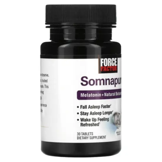 Force Factor Somnapure&reg;, Melatonin + Natural Botanicals, 30 Tablets image {3}