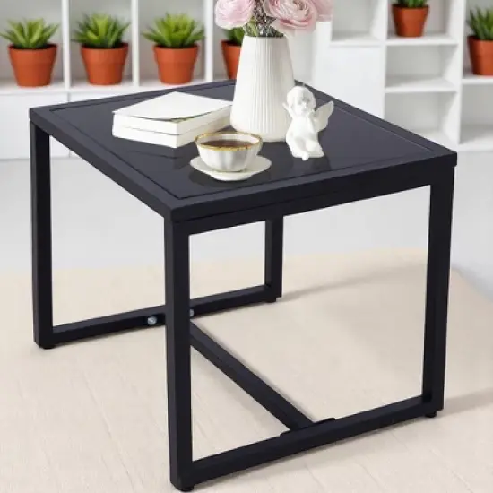 3-Piece Wicker Patio Furniture Set, Rattan Swivel Chairs with Coffee Table, Outdoor Seating for Porch, Balcony, or Garden &ndash;Wicker with Cushions image {12}