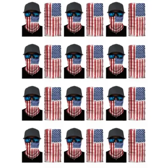 12 Pack Multifunctional Neck Gaiters for Dust Sun Wind and Cold Protection image {15}