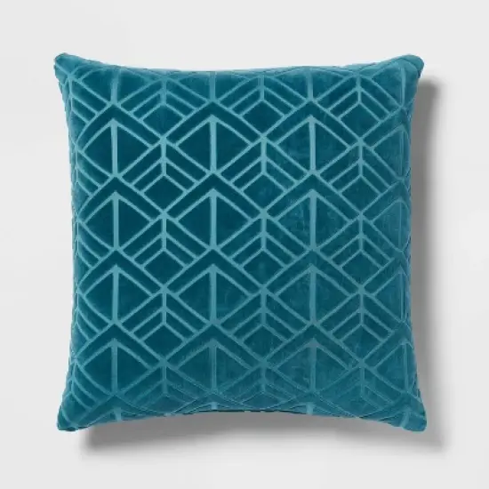 Euro Carved Velvet Jacquard Decorative Throw Pillow - Threshold&trade; image {5}
