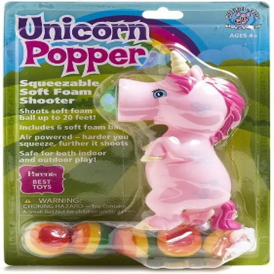 Hog Wild Pink Unicorn Popper Toy image {4}