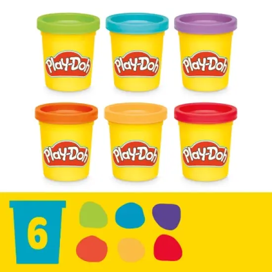 Play-Doh Starters Shapes & Colors Dino Playset -17pc image {4}