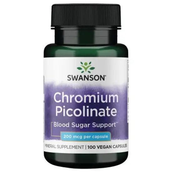 Swanson Mineral Supplement Chromium Picolinate, 200 mg, Promotes Metabolism & Weight Management & Supports Health image {6}