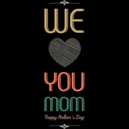 Men's Design By Humans Mother's Day We Love You Mom By tmsarts Tank Top image {1}