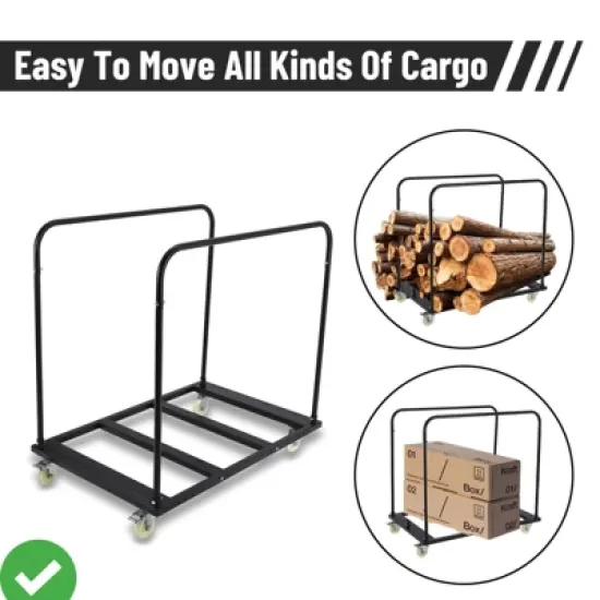 Folding Table Cart 1500 LBS Heavy Duty Table Trolley wfor Garage, Home, Warehouse image {2}