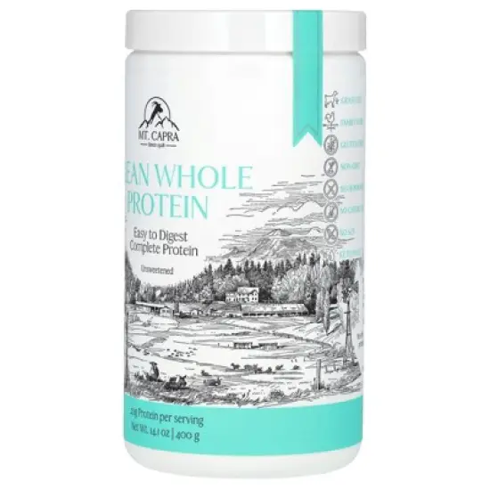 Mt. Capra Clean Whole Protein, Unsweetened, 14.1 oz (400 g) image {3}