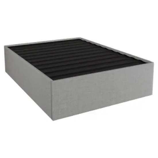 VANT Upholstered Platform Bed - Easy Assembly Bed Frame No Box Spring Needed Foundation for Optimal Support - Sleek Modern Design for Any Bedroom image {1}