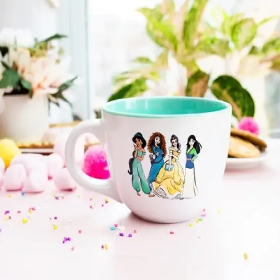 Silver Buffalo Disney Princess 24oz Ceramic Soup Mug image {2}