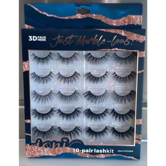 Ioni 10 Pairs Just Marble-Lous! faux mink lashes image {2}