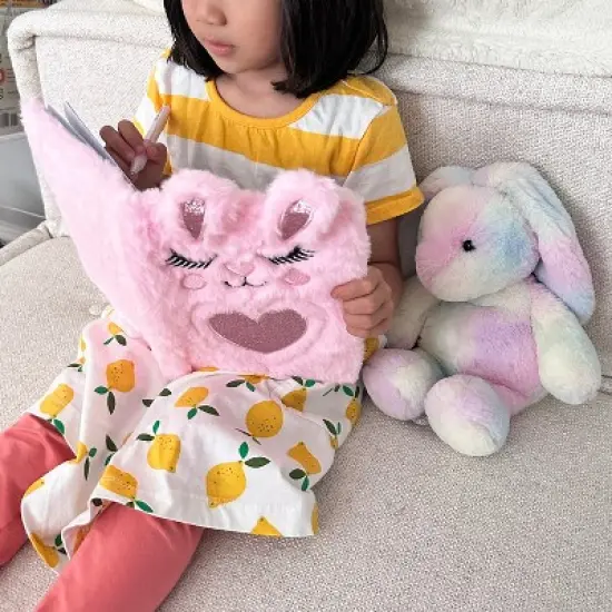 Wrapables Plush Journal, A5 Lined Notebook Diary for Writing and Drawing image {7}