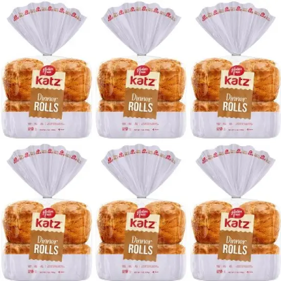 Katz Gluten Free Dinner Rolls - 6 Pack image {3}
