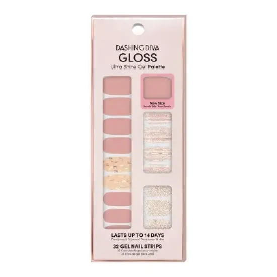 Dashing Diva Gloss Palette Gel Nail Polish Strips - 32ct image {7}