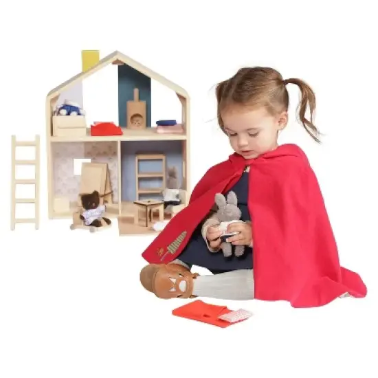Manhattan Toy Little Nook Berry Bunny Stuffed Animal with Removable Clothing, Sleeping Bag & Keepsake Box image {5}