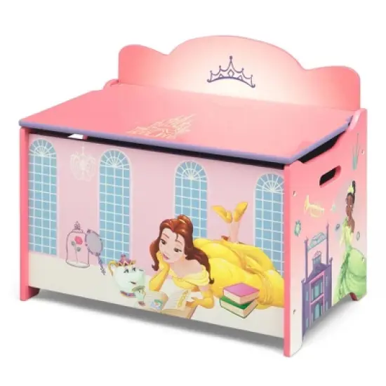 Delta Children Disney Princess Deluxe Toy Box - Greenguard Gold Certified image {2}