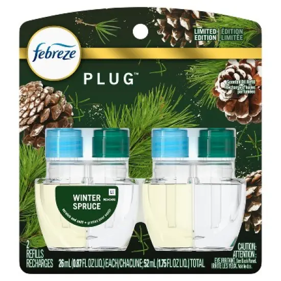 Febreze Plug Dual Air Freshener Refill - White Pine & Juniper Berry - 1.75 fl oz/2ct image {14}
