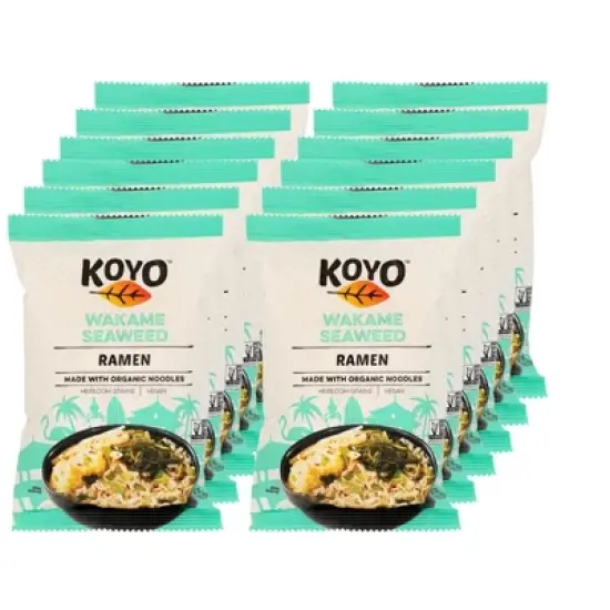 Koyo Wakame Seaweed Ramen - Case of 12/2 oz image {6}