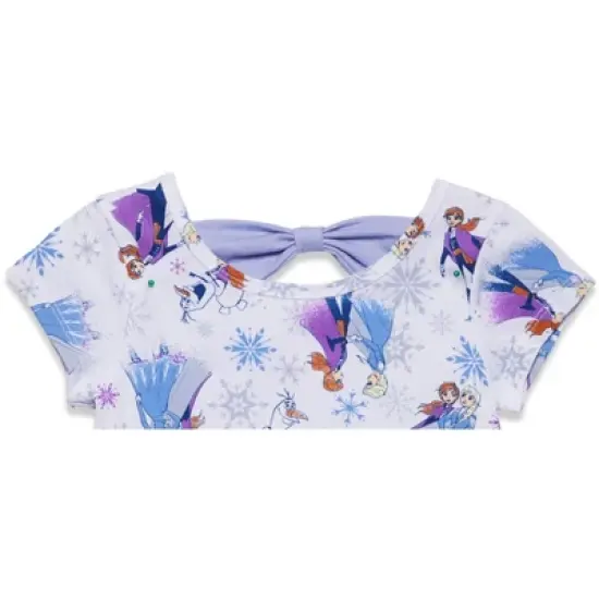 Disney Frozen Elsa Princess Anna Olaf Christmas Girls Skater Dress Little Kid  image {4}