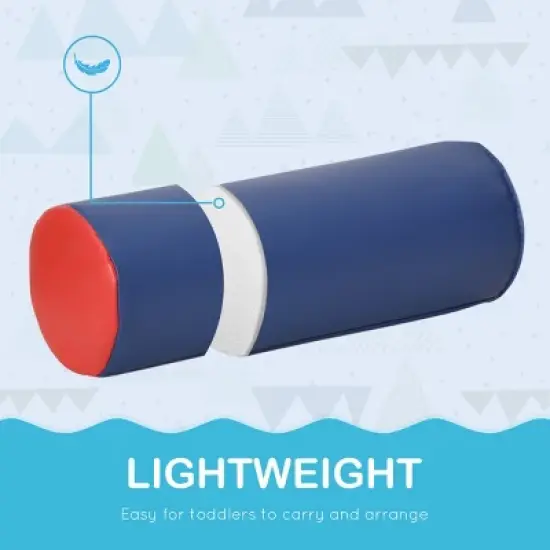 Baofuwish 7-Piece Soft Play Block Set Kids Climb & Crawl Gym, Foam Stacking & Building Toys, Non-Toxic Educational Activity Set image {6}