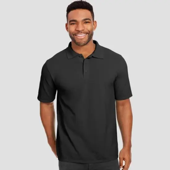 Hanes Men's X-Temp Performance Pique Polo Short Sleeve Shirt image {9}