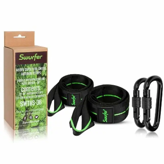 Flybar Swurfer Tree Hanging 2 Strap - Black image {7}