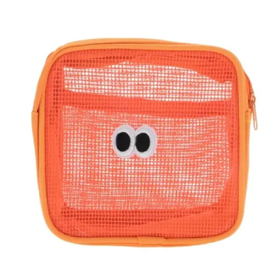 Unique Bargains Square Bean Eye Makeup Bag 1 Pc image {7}