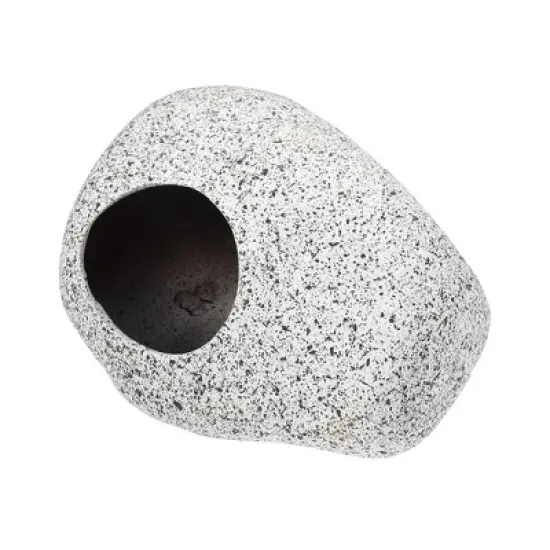 Unique Bargains Ceramic Aquarium Hideaway Rock Cave Fish Tank Decoration Gray 3.39''x2.68''x2.32'' image {2}