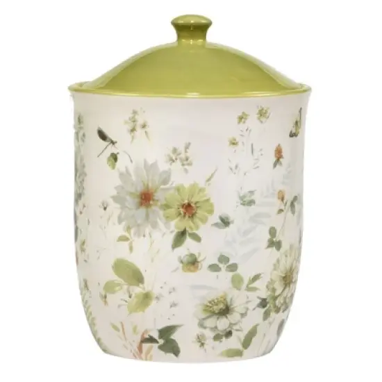 3pc Green Fields Canister Storage Set - Certified International image {2}