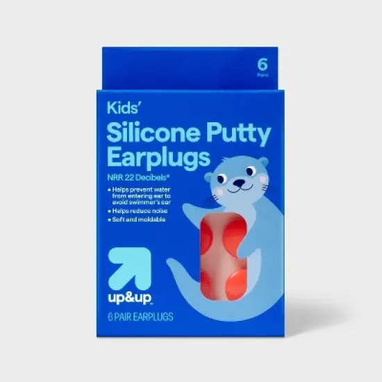 Kids' Silicone Putty Earplugs - 6 pair - up&up&trade; image {3}