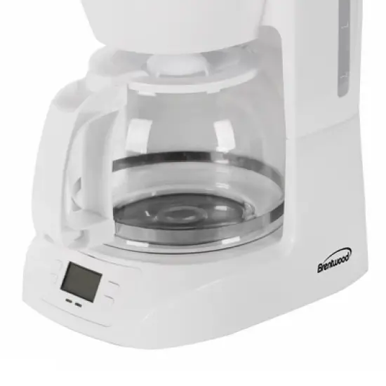 Brentwood 10 Cup Digital Coffe Maker in White image {1}