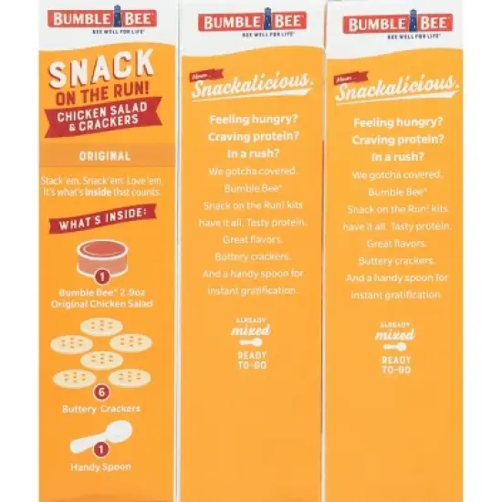 Bumble Bee Chicken Salad Snack on the Run - 10.5oz/3ct image {5}