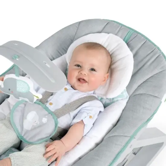 Ingenuity Keep Cozy 3-in-1 Grow with Me Baby Bouncer, Rocker & Toddler Seat - Weaver image {10}