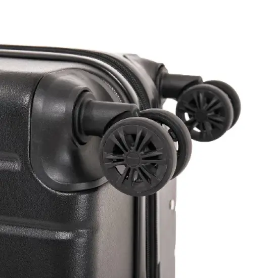DUKAP Zahav Lightweight Hardside Carry On Spinner Suitcase - Black image {10}