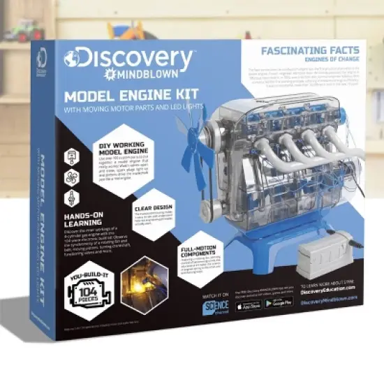 Discovery #Mindblown Model Engine STEM Science Kit image {7}